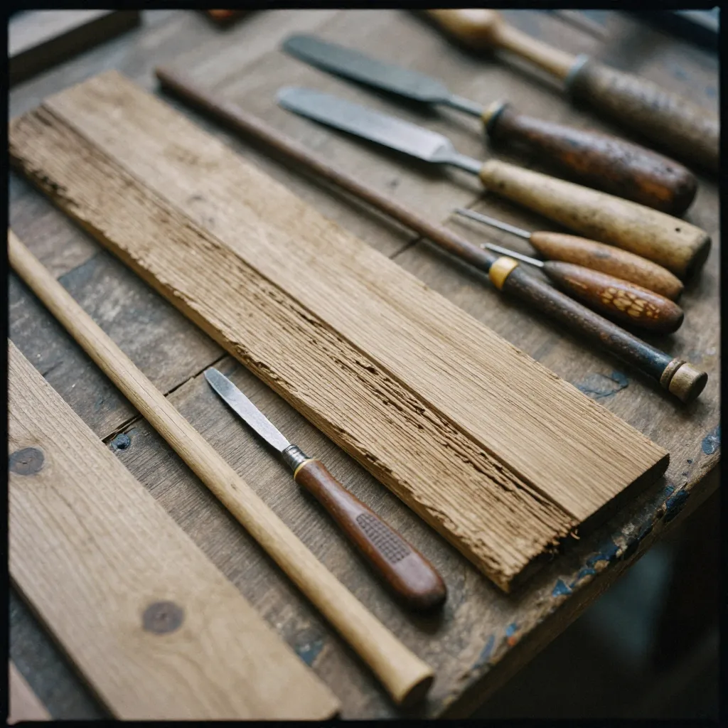 Hand-spun natural fibers ready for weaving